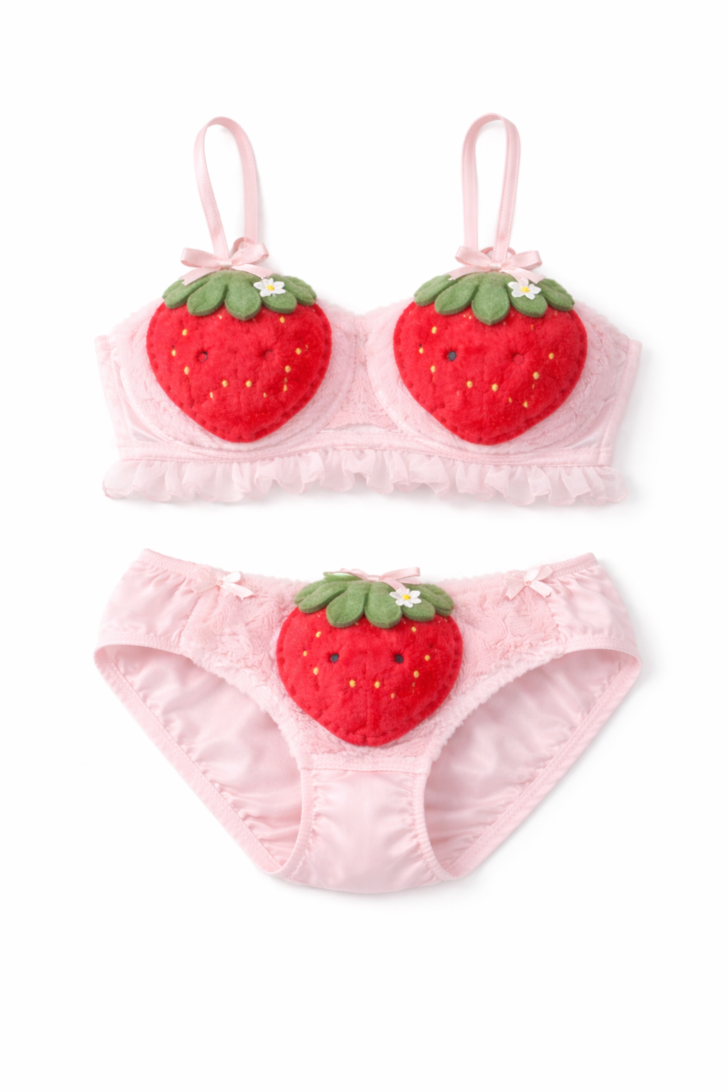 Strawberry Bliss Lingerie Set